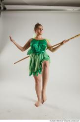 KATERINA STANDING POSE WITH SPEAR